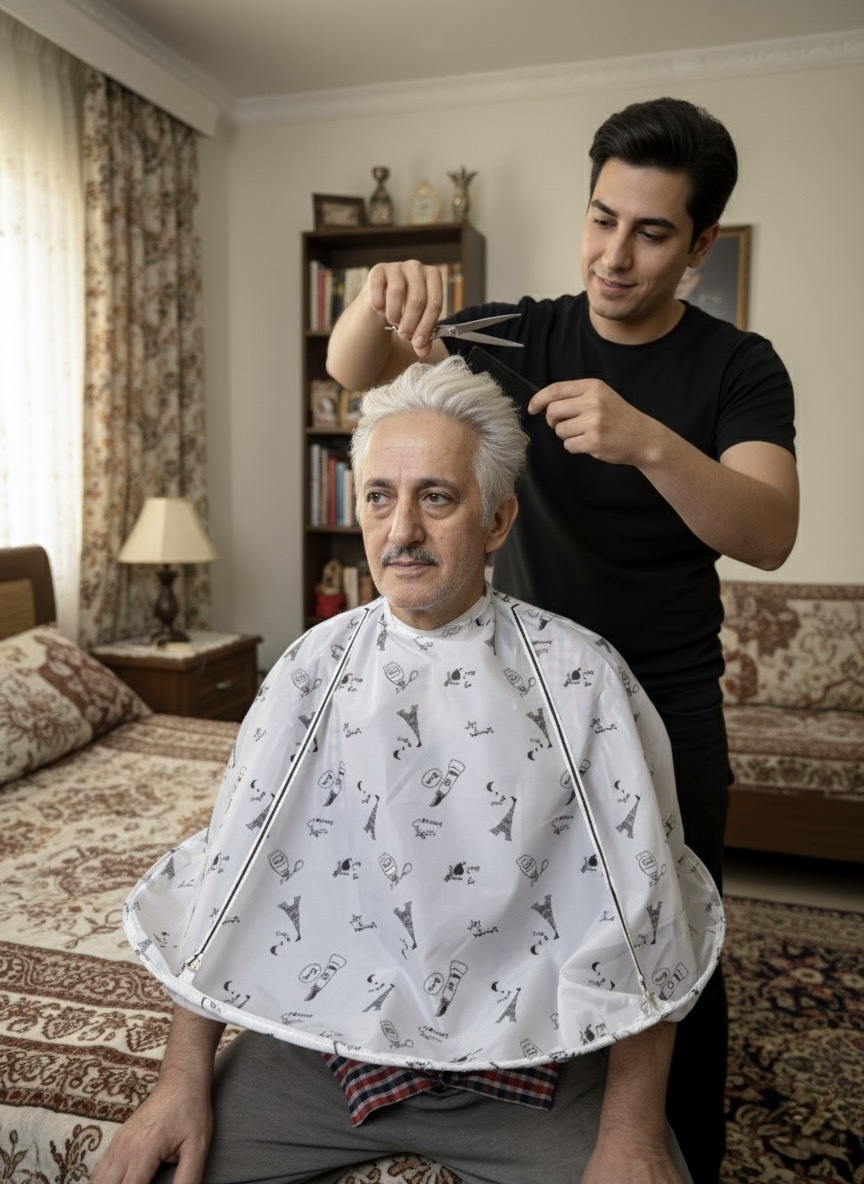 ✂️ چطور انتخاب پیشبند مناسب میتواند استرس مشتری هنگام کوتاهی را کاهش دهد؟